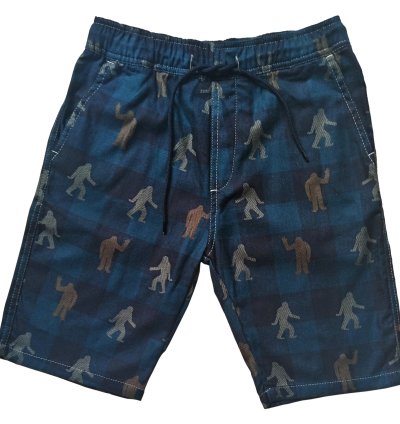 Bigfoot Sasquatch Kids Shorts Boys with Pockets