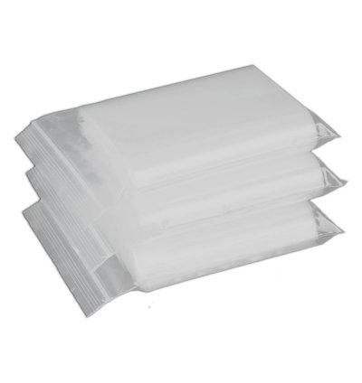Reusable and Transparent PE Ziplock Bags - 80 Microns Thick for Extra Durability Ziplock bags